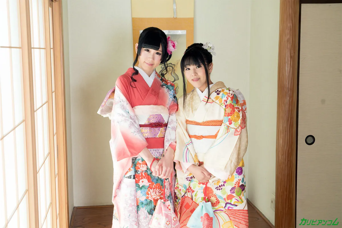 新春振袖美女の4色まぐわいゲーム！ 〜淫汁まみれ乱交パーティー〜-1