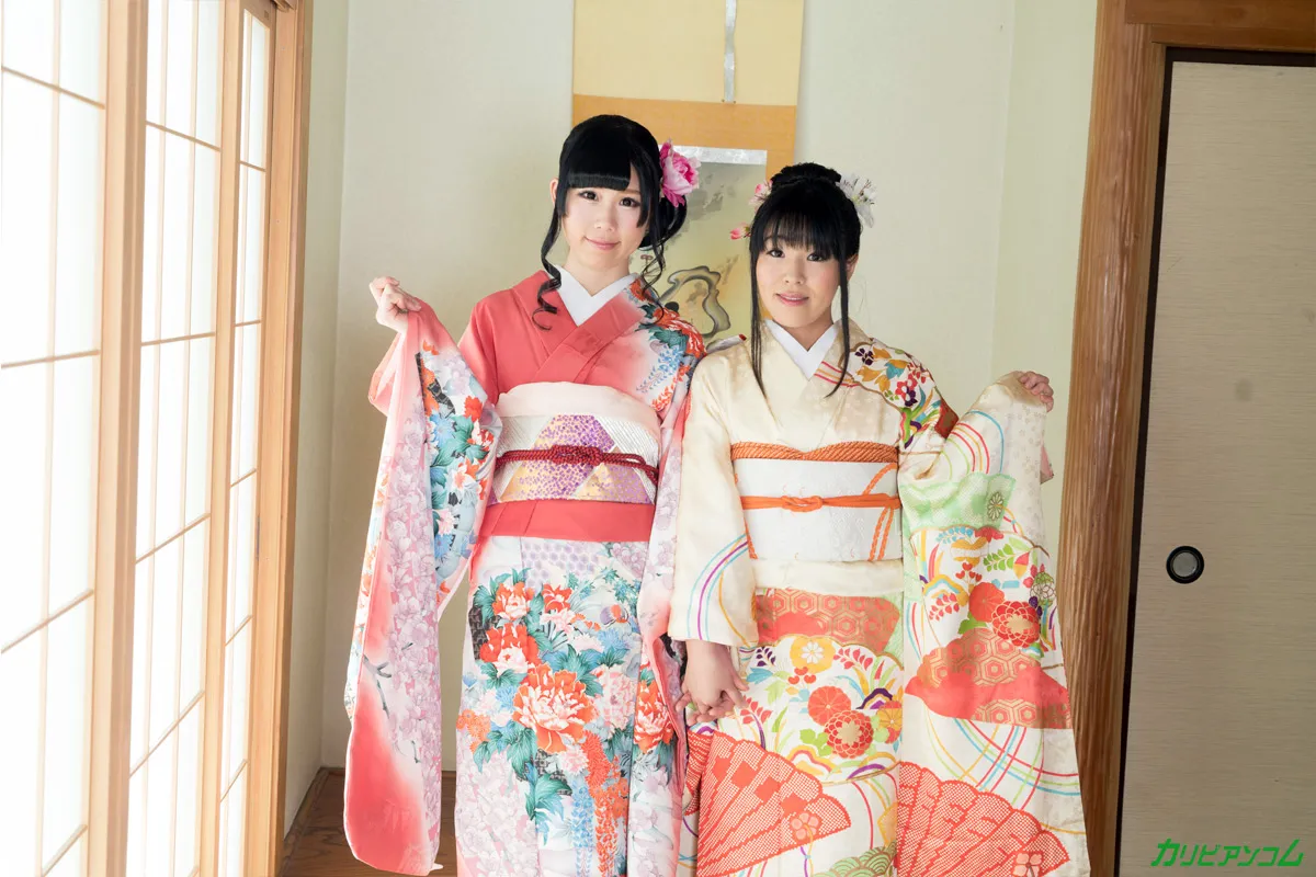 新春振袖美女の4色まぐわいゲーム！ 〜淫汁まみれ乱交パーティー〜-2