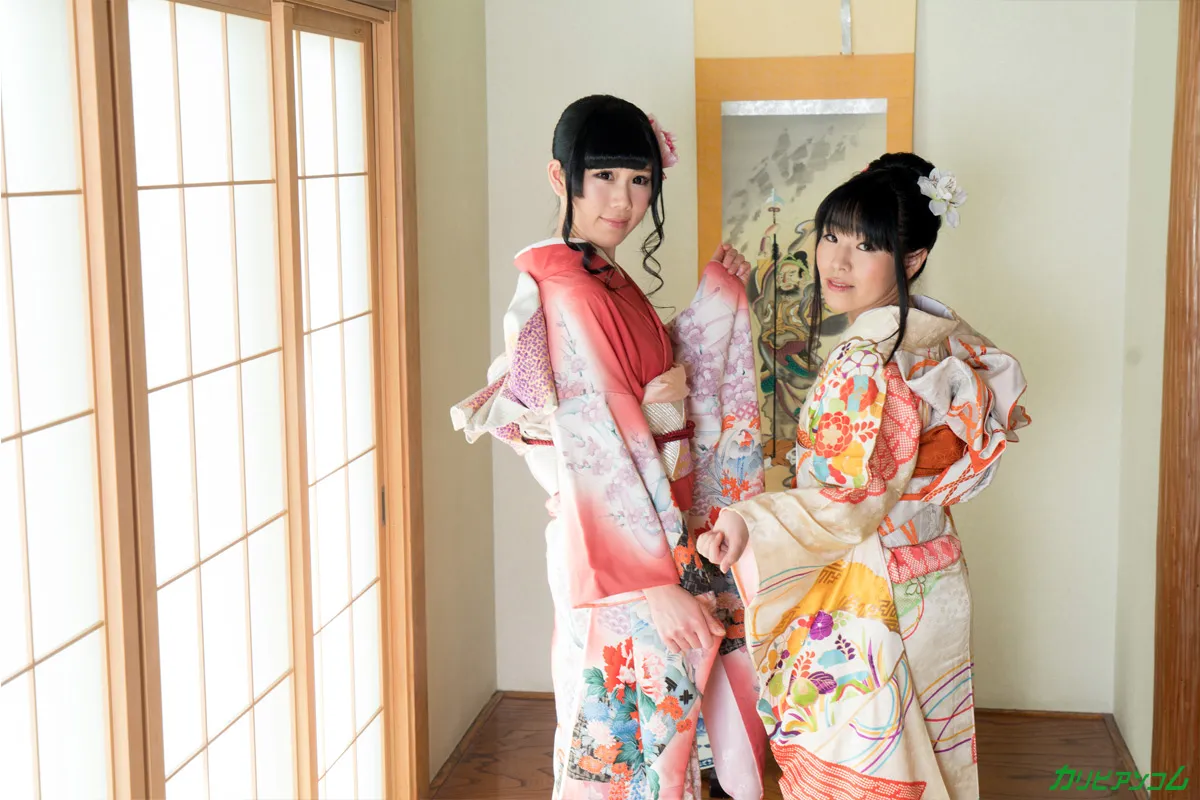 新春振袖美女の4色まぐわいゲーム！ 〜淫汁まみれ乱交パーティー〜-3