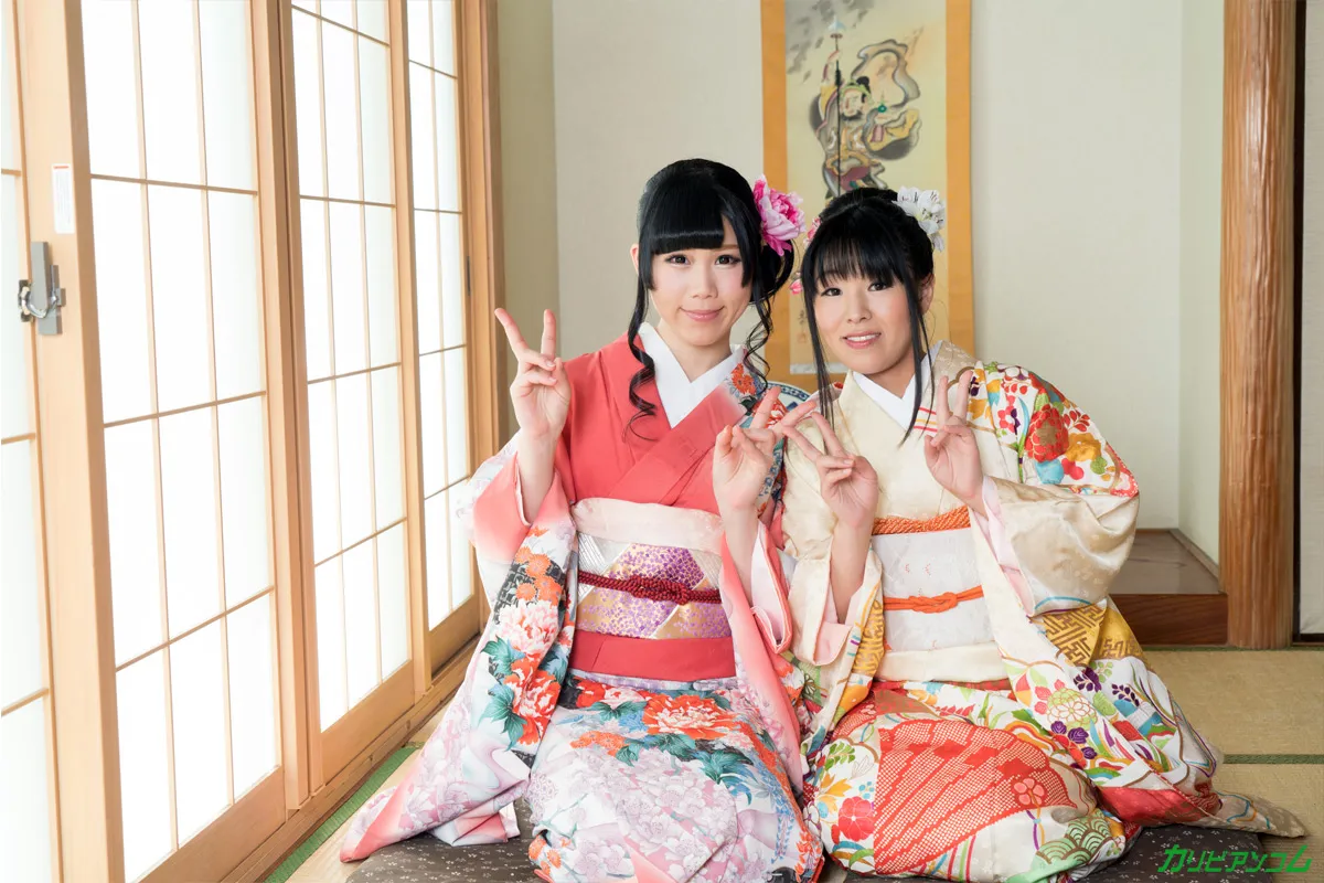 新春振袖美女の4色まぐわいゲーム！ 〜淫汁まみれ乱交パーティー〜-4