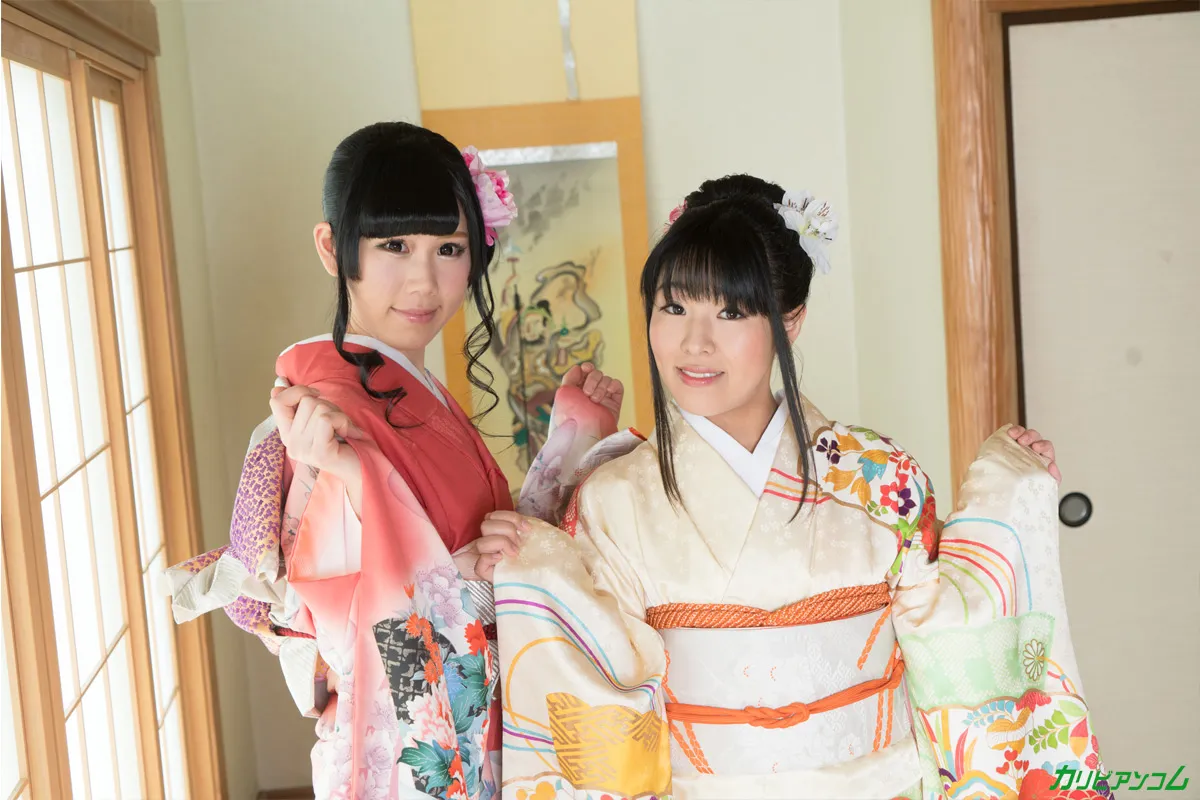 新春振袖美女の4色まぐわいゲーム！ 〜淫汁まみれ乱交パーティー〜-5