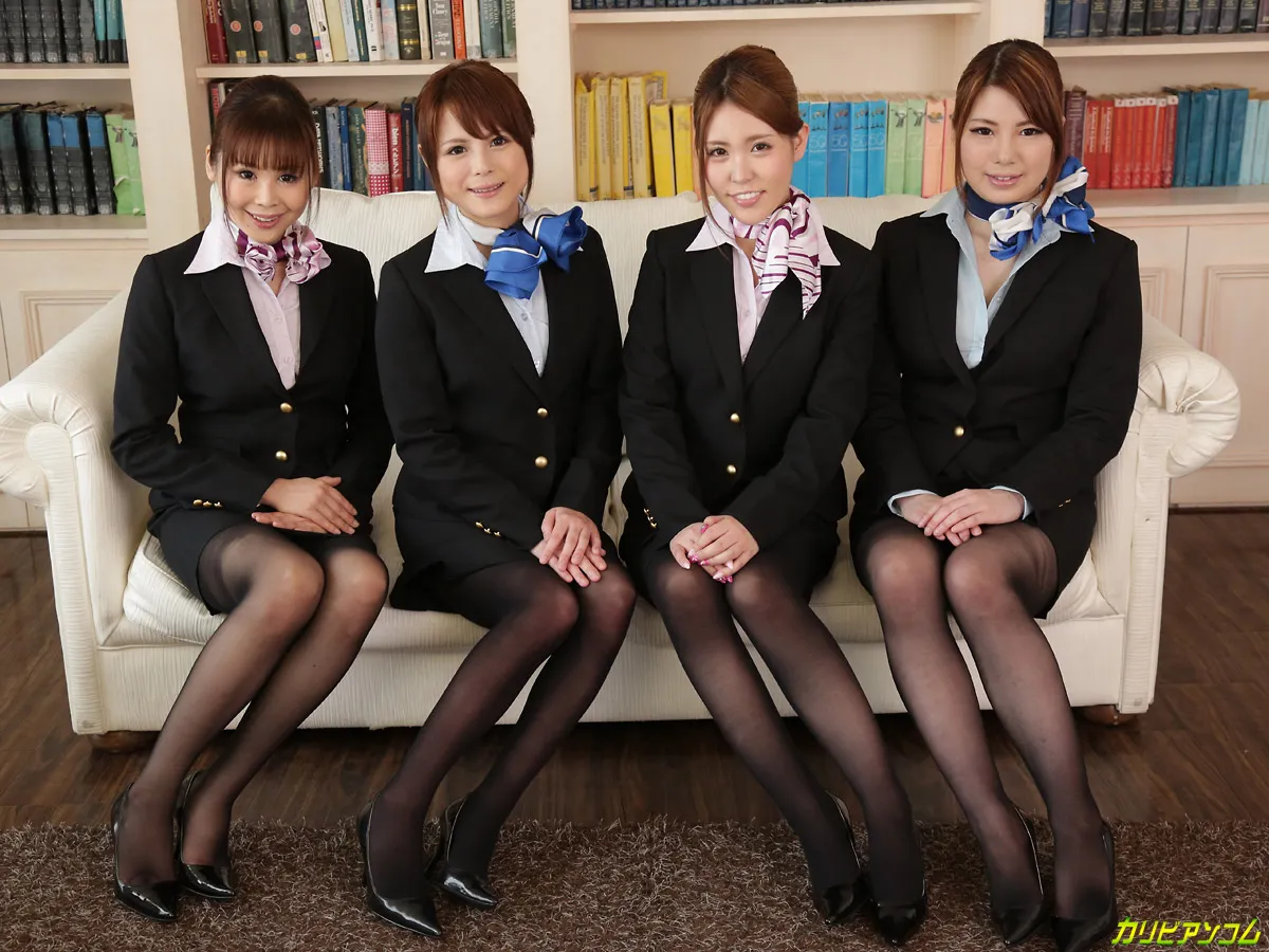 乱交ルーム 〜フライト疲れのCA4人がストレス発散にやってきた〜-2