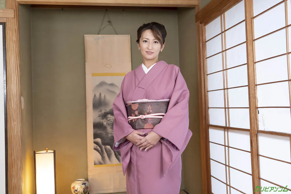 緊縛羞恥プレイを欲するマゾ和服美女-1