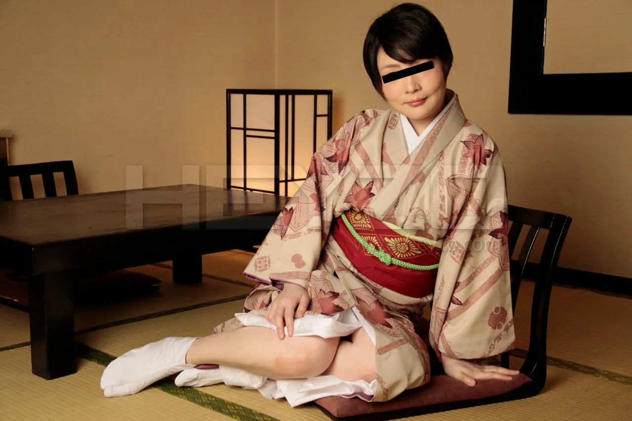 着物で即尺、即ハメ！-1