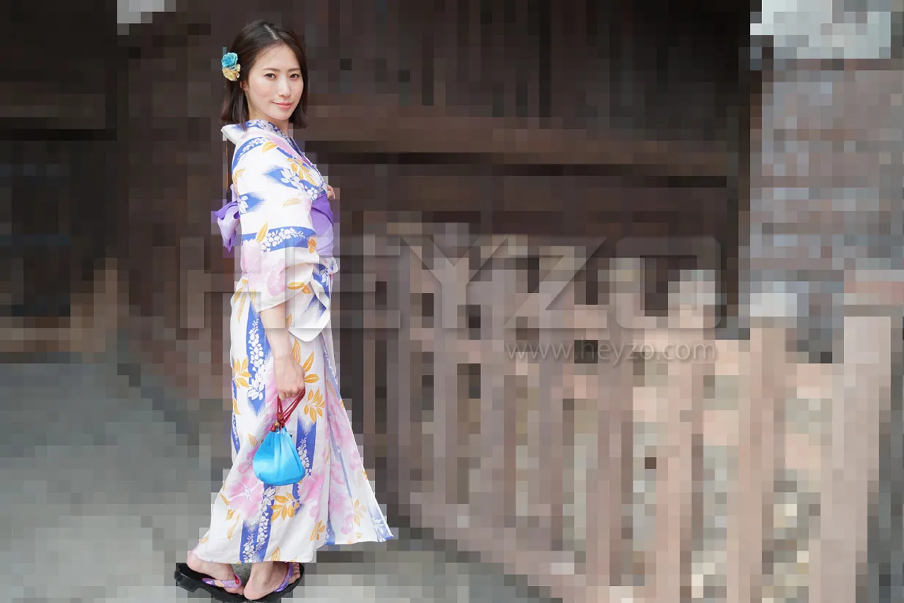 浴衣で言葉責めしてくる痴女に膣内射精-1