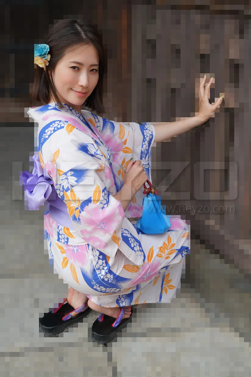 浴衣で言葉責めしてくる痴女に膣内射精-2