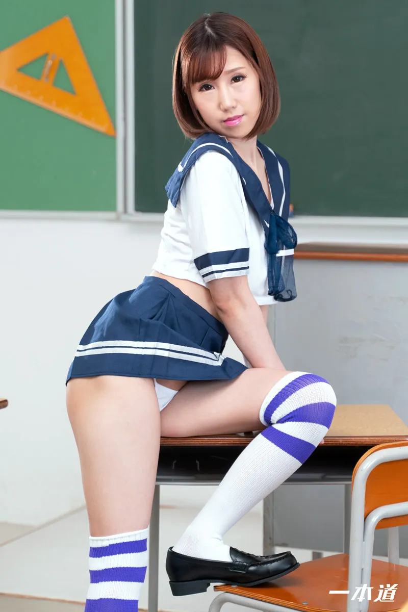 セーラーコスプレで性感フルコース 真白あむ-3