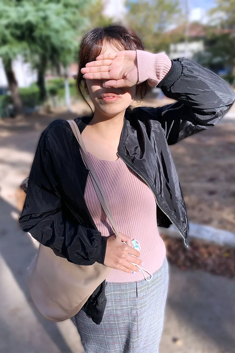 短時間で稼げる高額羞恥アルバイトに目がくらんだ素人娘-1