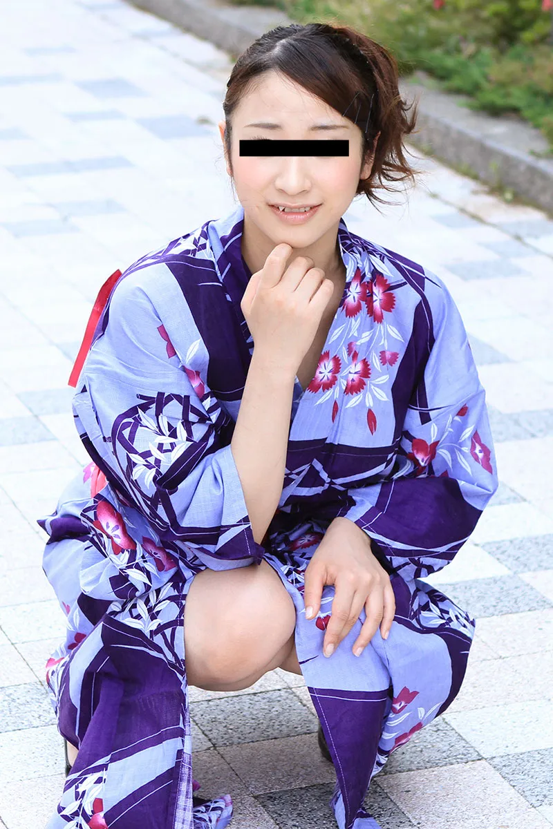 犬の散歩中に犬好きな浴衣美人をナンパゲット！-2