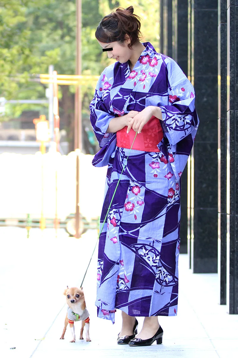 犬の散歩中に犬好きな浴衣美人をナンパゲット！-3