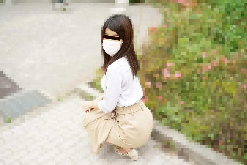 黒マスクで世間にバレないのを良い事に理性ぶっ飛び絶頂スパイラルに突入するド変態むすめ-1