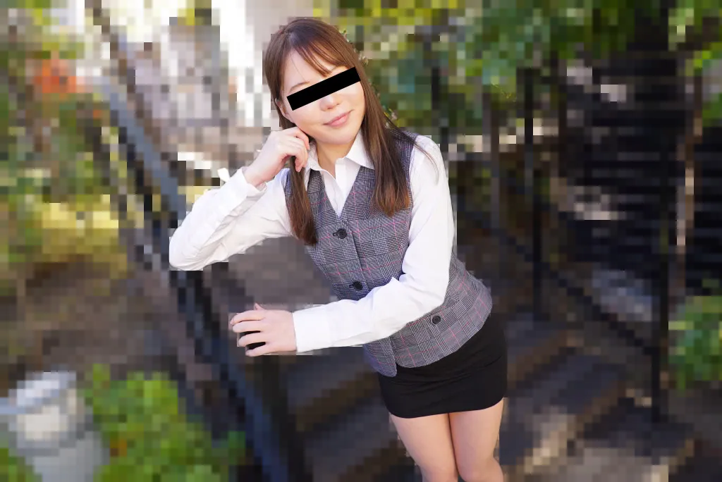 会社帰りのミニスカパイパン受付嬢と中だしセックス！-1